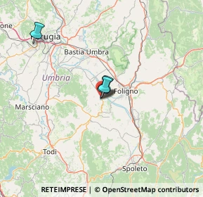 Mappa Via degli Orti, 06031 Bevagna PG, Italia (55.41308)