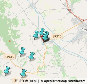 Mappa Via degli Orti, 06031 Bevagna PG, Italia (2.77273)