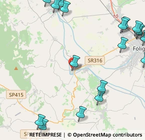 Mappa Via degli Orti, 06031 Bevagna PG, Italia (6.712)