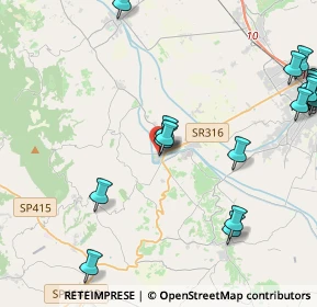Mappa Via degli Orti, 06031 Bevagna PG, Italia (6.069)