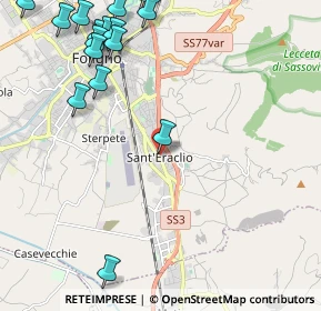 Mappa Via del Castello, 06034 Foligno PG, Italia (3.04063)