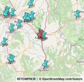 Mappa Via del Castello, 06034 Foligno PG, Italia (21.6625)