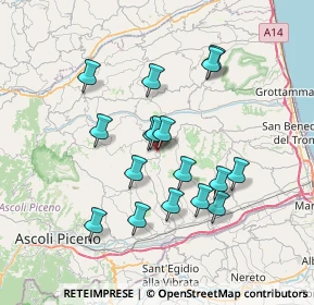 Mappa Via I Maggio, 63073 Offida AP, Italia (6.62294)