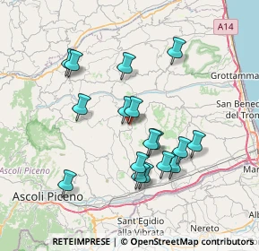 Mappa Via I Maggio, 63073 Offida AP, Italia (7.03059)