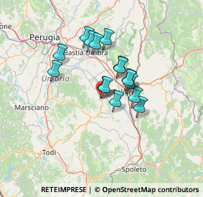 Mappa Piazza Giuseppe Garibaldi, 06031 Bevagna PG, Italia (10.30313)