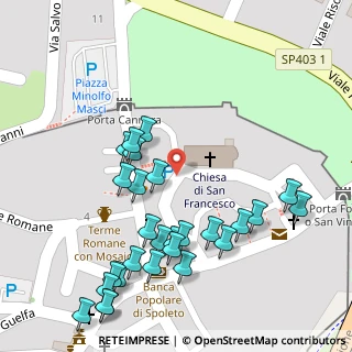 Mappa Piazza Giuseppe Garibaldi, 06031 Bevagna PG, Italia (0.07407)