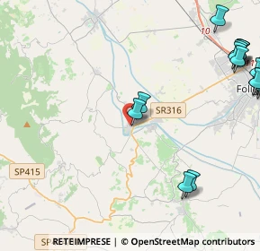 Mappa Via delle Terme Romane, 06031 Bevagna PG, Italia (6.866)