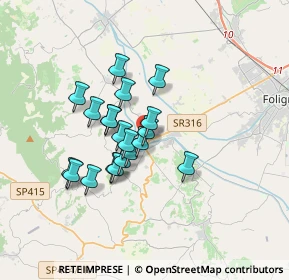 Mappa Vicolo S. Francesco, 06031 Bevagna PG, Italia (2.6925)