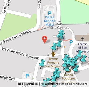 Mappa Vicolo S. Francesco, 06031 Bevagna PG, Italia (0.08214)