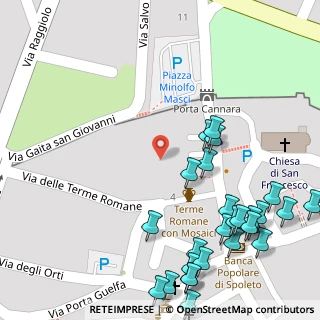 Mappa Via delle Terme Romane, 06031 Bevagna PG, Italia (0.08214)