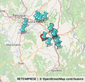 Mappa Vicolo S. Francesco, 06031 Bevagna PG, Italia (10.32313)