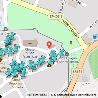 Mappa Via Romano del Teatro, 06031 Bevagna PG, Italia (0.08929)