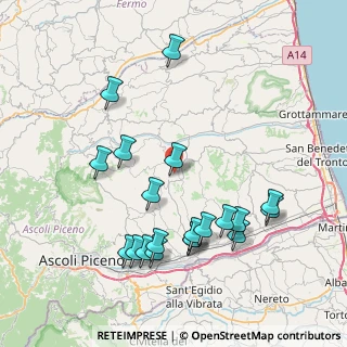 Mappa Via Forlini, 63073 Offida AP, Italia (8.7675)