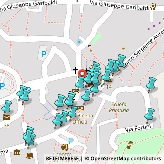Mappa Piazza del Popolo, 63073 Offida AP, Italia (0.06154)