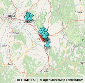 Mappa Via Bologna, 06034 Foligno PG, Italia (8.31)