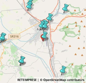 Mappa Via Sterpete, 06034 Foligno PG, Italia (5.05538)