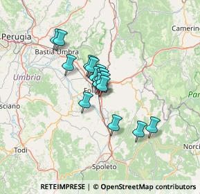 Mappa Via Giacomo Leopardi, 06034 Foligno PG, Italia (9.09625)