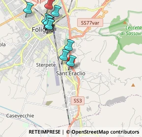 Mappa Via Cipriano Piccolpasso, 06034 Foligno PG, Italia (2.25667)