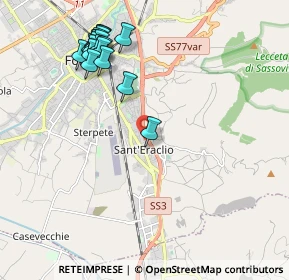 Mappa Via Cipriano Piccolpasso, 06034 Foligno PG, Italia (2.382)