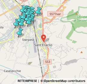 Mappa Via Cipriano Piccolpasso, 06034 Foligno PG, Italia (2.61211)