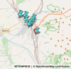 Mappa Via Cipriano Piccolpasso, 06034 Foligno PG, Italia (3.20727)