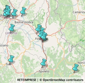 Mappa Via Cipriano Piccolpasso, 06034 Foligno PG, Italia (21.72375)