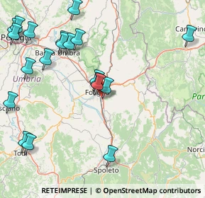 Mappa Via Cipriano Piccolpasso, 06034 Foligno PG, Italia (21.586)