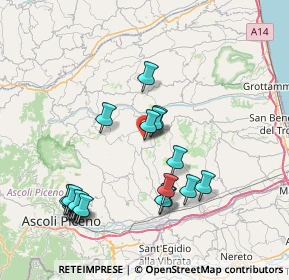 Mappa Via del Merletto, 63073 Offida AP, Italia (8.5275)