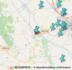 Mappa Via 25 Aprile, 06031 Bevagna PG, Italia (5.29846)