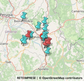 Mappa Via Luigi Contardi, 06034 Foligno PG, Italia (8.97267)