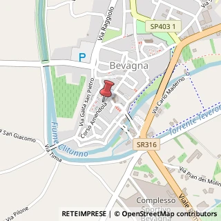 Mappa Corso Amendola, 15, 06031 Bevagna, Perugia (Umbria)