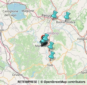 Mappa Papiano, 06055 Marsciano PG, Italia (6.98167)