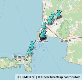 Mappa Viale Medaglie D'Oro e della Resistenza, 57025 Piombino LI, Italia (8.738)