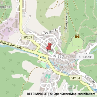 Mappa Via Cesare Battisti, 11, 62039 Visso, Macerata (Marche)