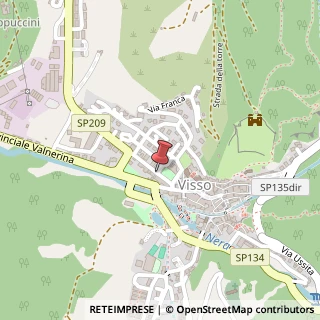 Mappa Via c.battisti, 62039 Visso, Macerata (Marche)