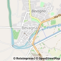 Mapa Bevagna