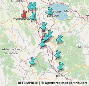 Mappa Via della Chiana, 06062 Città della Pieve PG, Italia (15.02)
