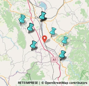Mappa Via della Chiana, 06062 Città della Pieve PG, Italia (7.43111)