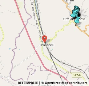 Mappa Via della Chiana, 06062 Città della Pieve PG, Italia (3.524)