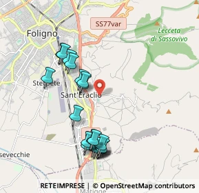 Mappa Via Colle Scandolaro, 06034 Foligno PG, Italia (2.0485)