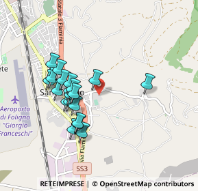 Mappa Via Colle Scandolaro, 06034 Foligno PG, Italia (0.8195)