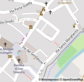 Mappa Piazza del Cirone, 06031 Bevagna PG, Italia (0.06087)