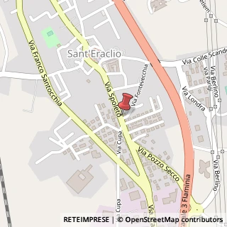 Mappa Via Spoleto, 13/B, 06034 Foligno, Perugia (Umbria)