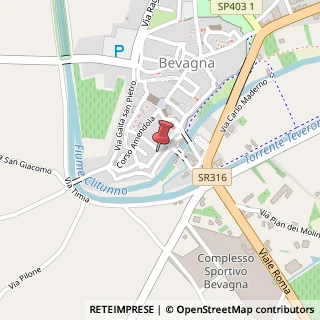 Mappa Via S. Maria, 11, 06031 Bevagna PG, Italia, 06031 Bevagna, Perugia (Umbria)