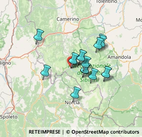 Mappa Piazza Giuseppe Garibaldi, 62039 Visso MC, Italia (10.23875)