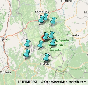 Mappa Piazza Giuseppe Garibaldi, 62039 Visso MC, Italia (10.36353)