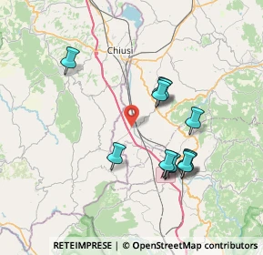 Mappa Voc.Fornace 1 -Loc.Ponticelli, 06062 Città della Pieve PG, Italia (7.08417)