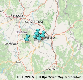 Mappa Via dell'Industria, 06031 Bevagna PG, Italia (53.30857)