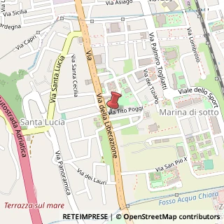 Mappa Via Tito Poggi, 2, 63074 San Benedetto del Tronto, Ascoli Piceno (Marche)