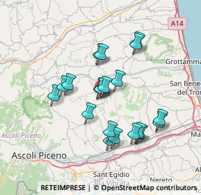 Mappa Via Antonio Gramsci, 63073 Offida AP, Italia (6.533)